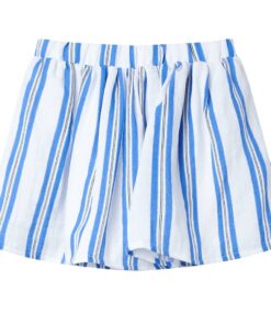 Kinderrokje 104 kobaltblauw en wit