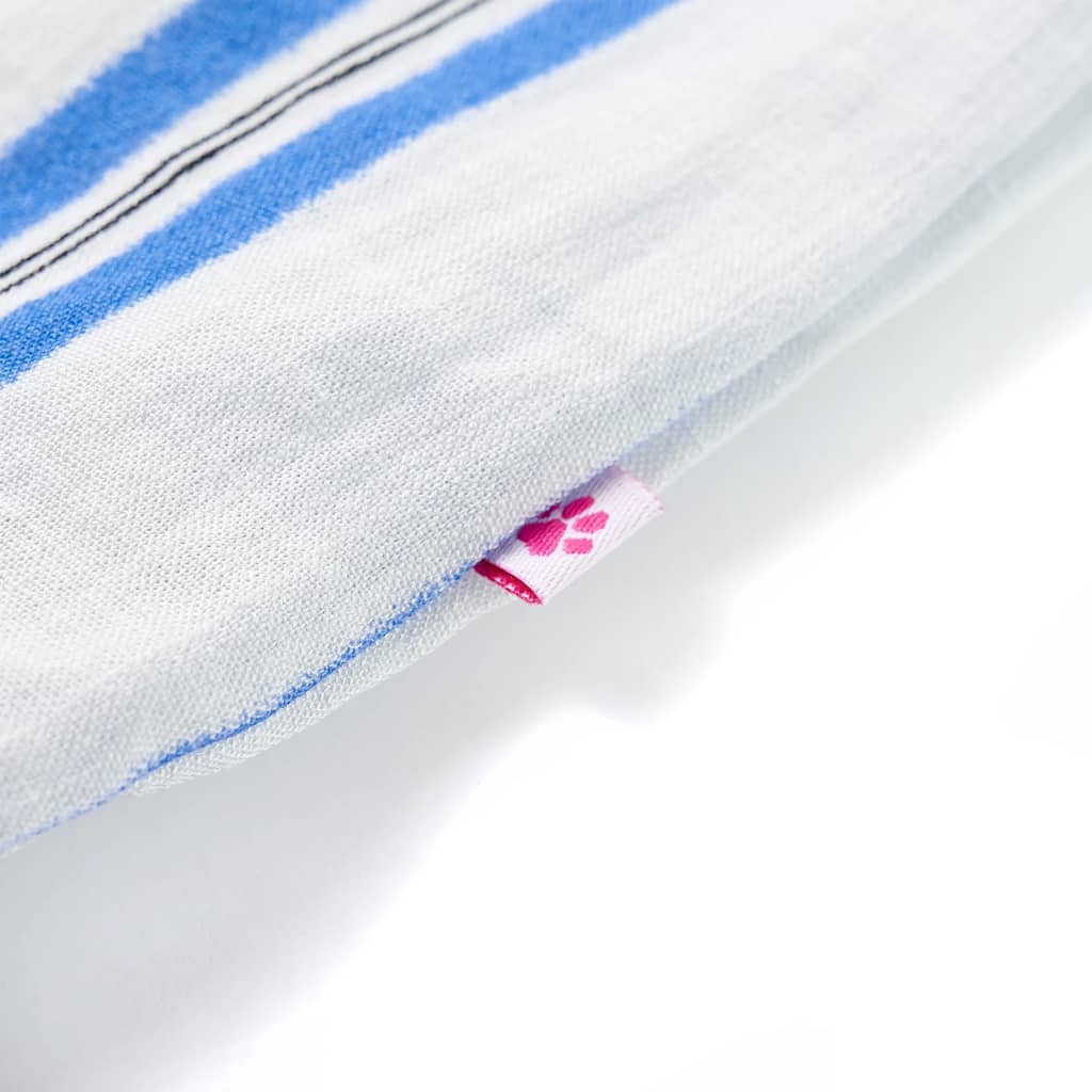 Kinderrokje 128 kobaltblauw en wit - Image 5