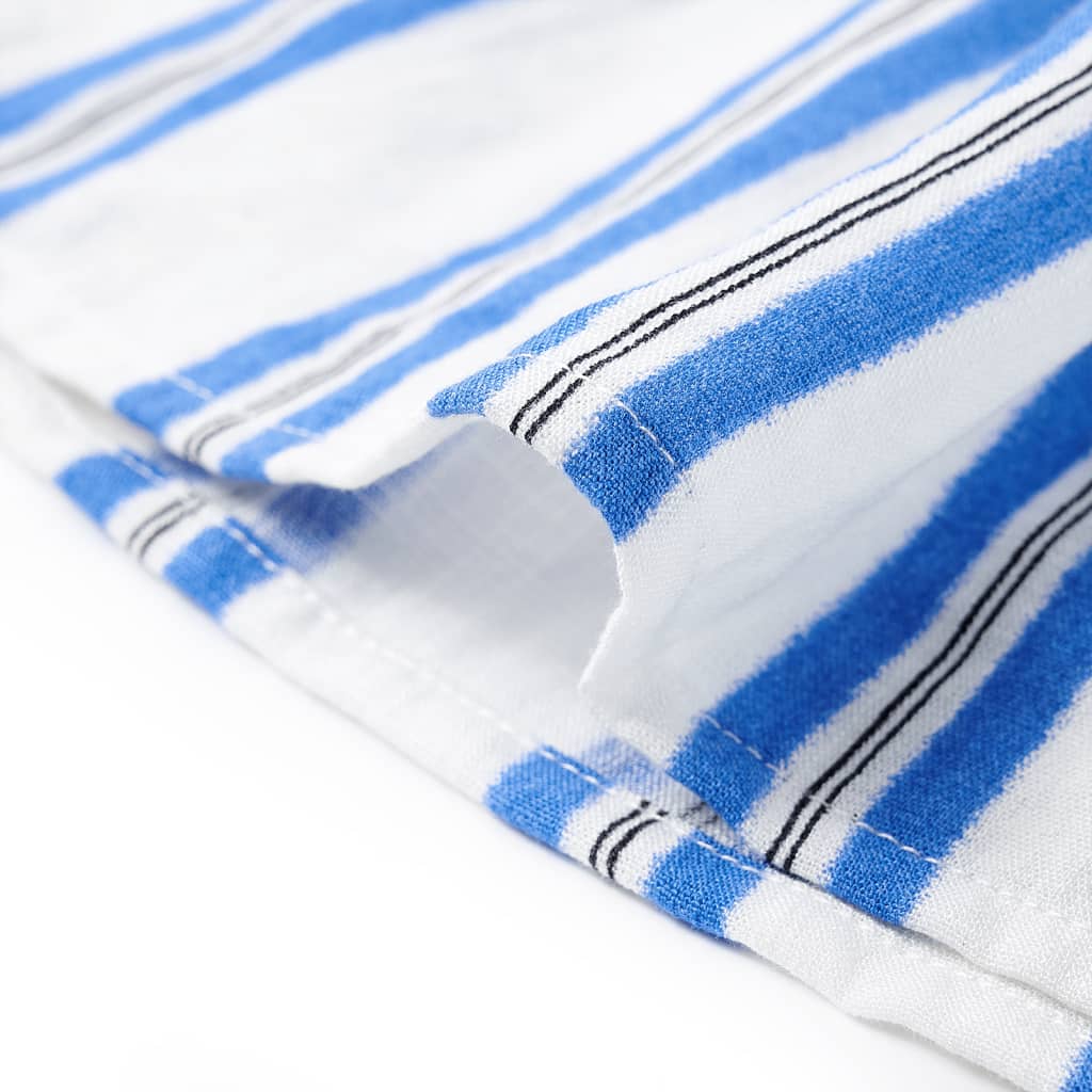 Kinderrokje 128 kobaltblauw en wit - Image 6