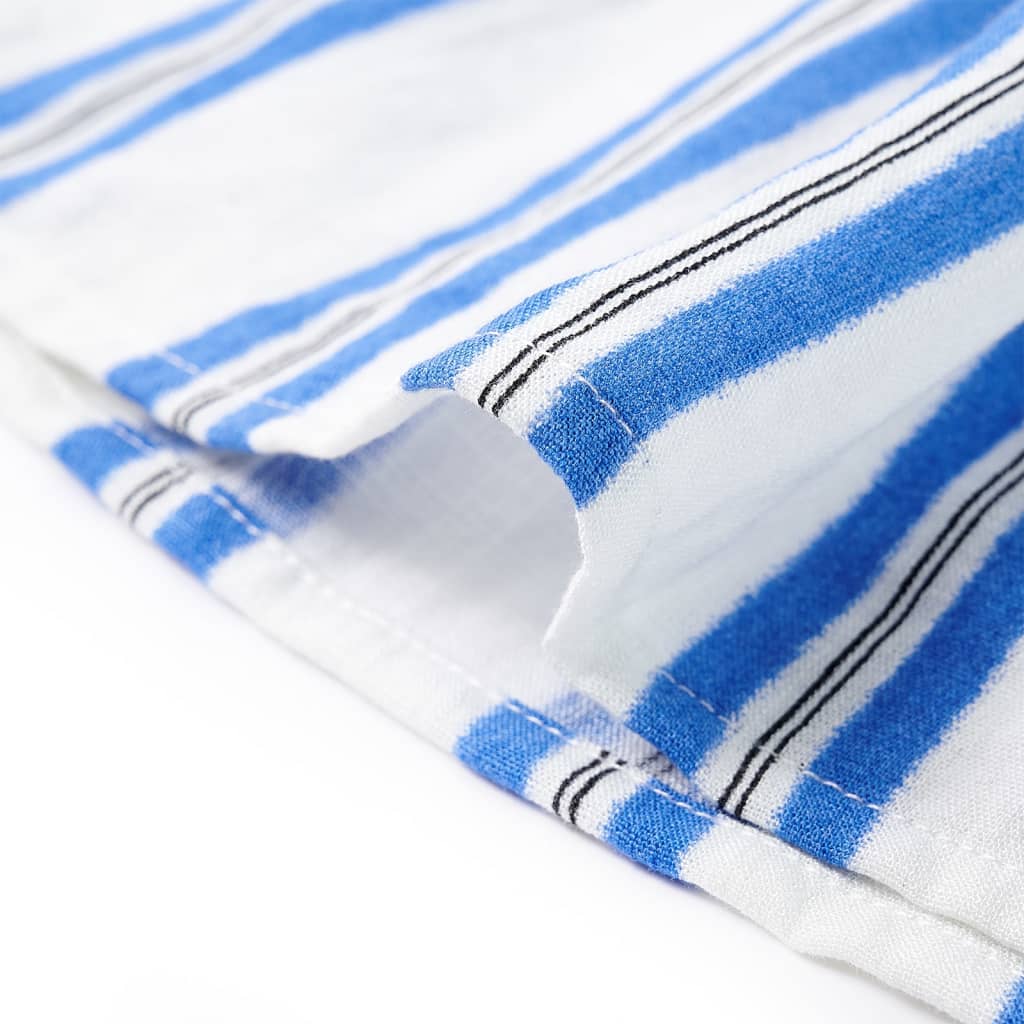 Kinderrokje 140 kobaltblauw en wit - Image 6