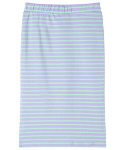 Kinderrokje recht met strepen 104 felmintkleurig