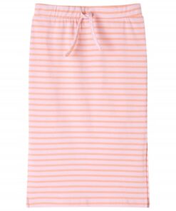 Kinderrokje recht met strepen 104 roze