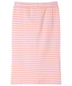 Kinderrokje recht met strepen 128 roze