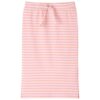 Kinderrokje recht met strepen 92 roze