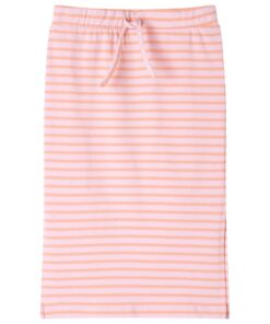 Kinderrokje recht met strepen 92 roze