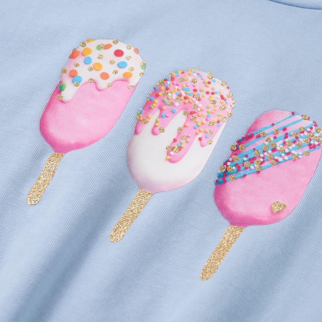 Kindershirt 104 blauw - Image 4