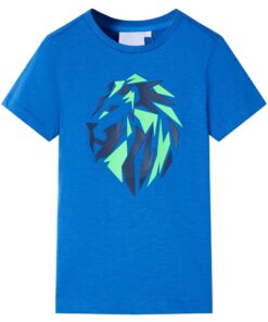 Kindershirt 104 blauw