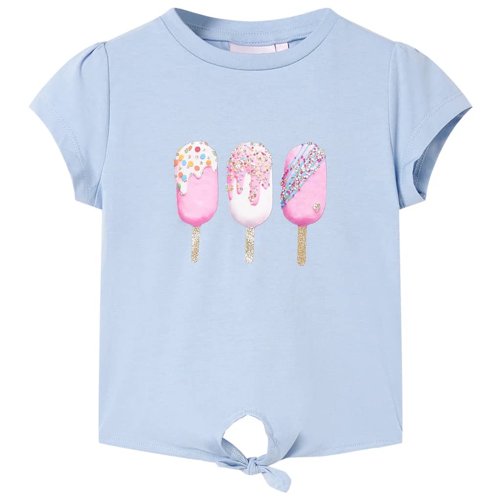 Kindershirt 104 blauw