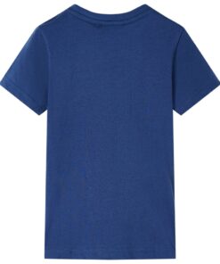 Kindershirt 104 donkerblauw