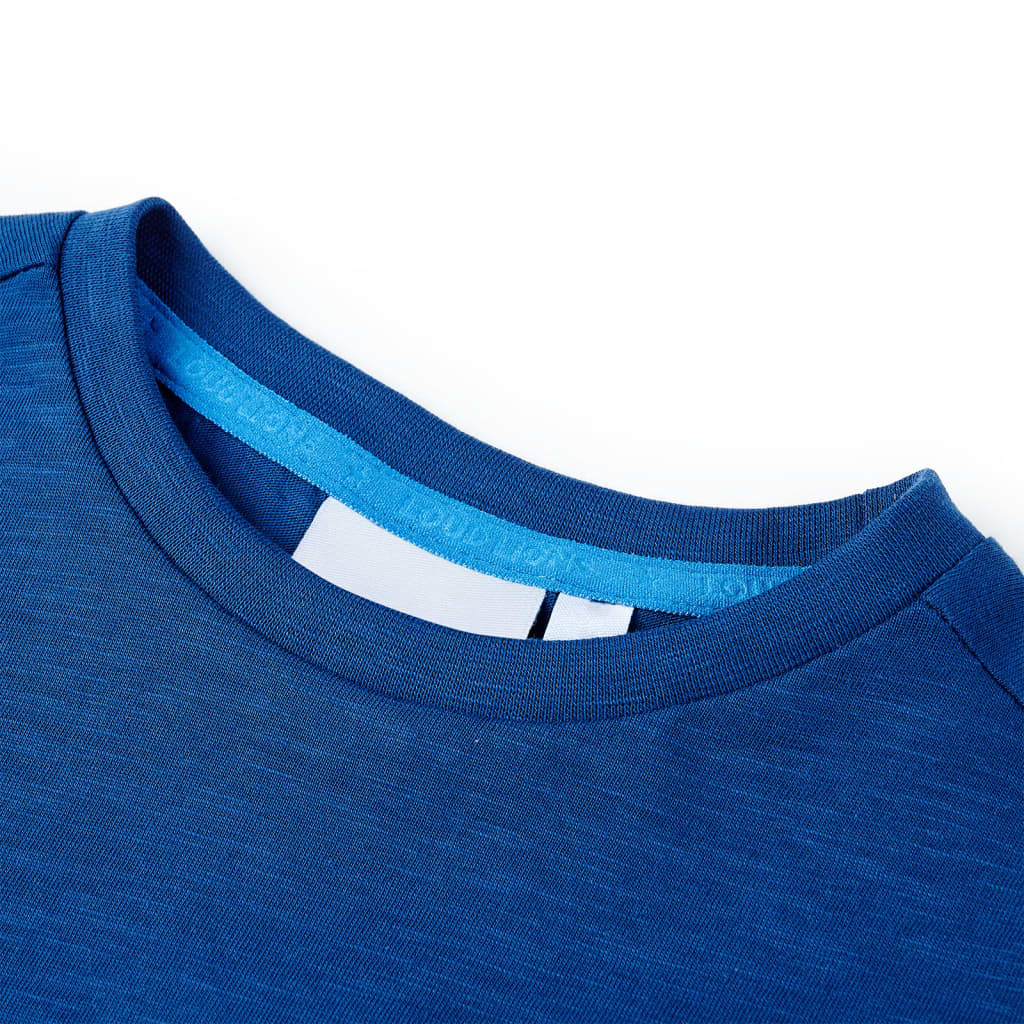 Kindershirt 104 donkerblauw - Image 3