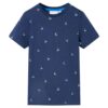 Kindershirt 104 donkerblauw