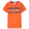 Kindershirt 104 donkeroranje