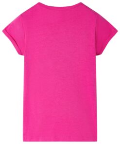 Kindershirt 104 donkerroze