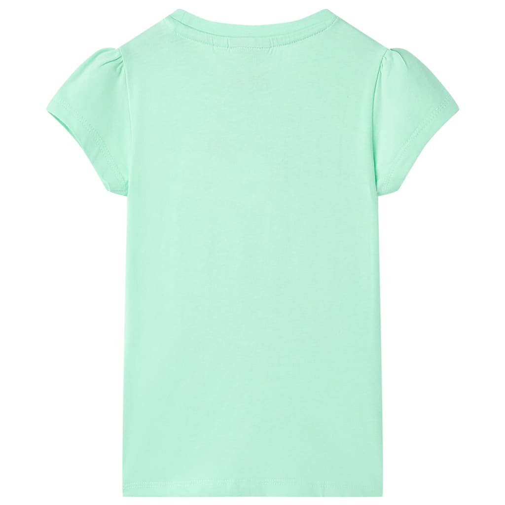 Kindershirt 104 felgroen