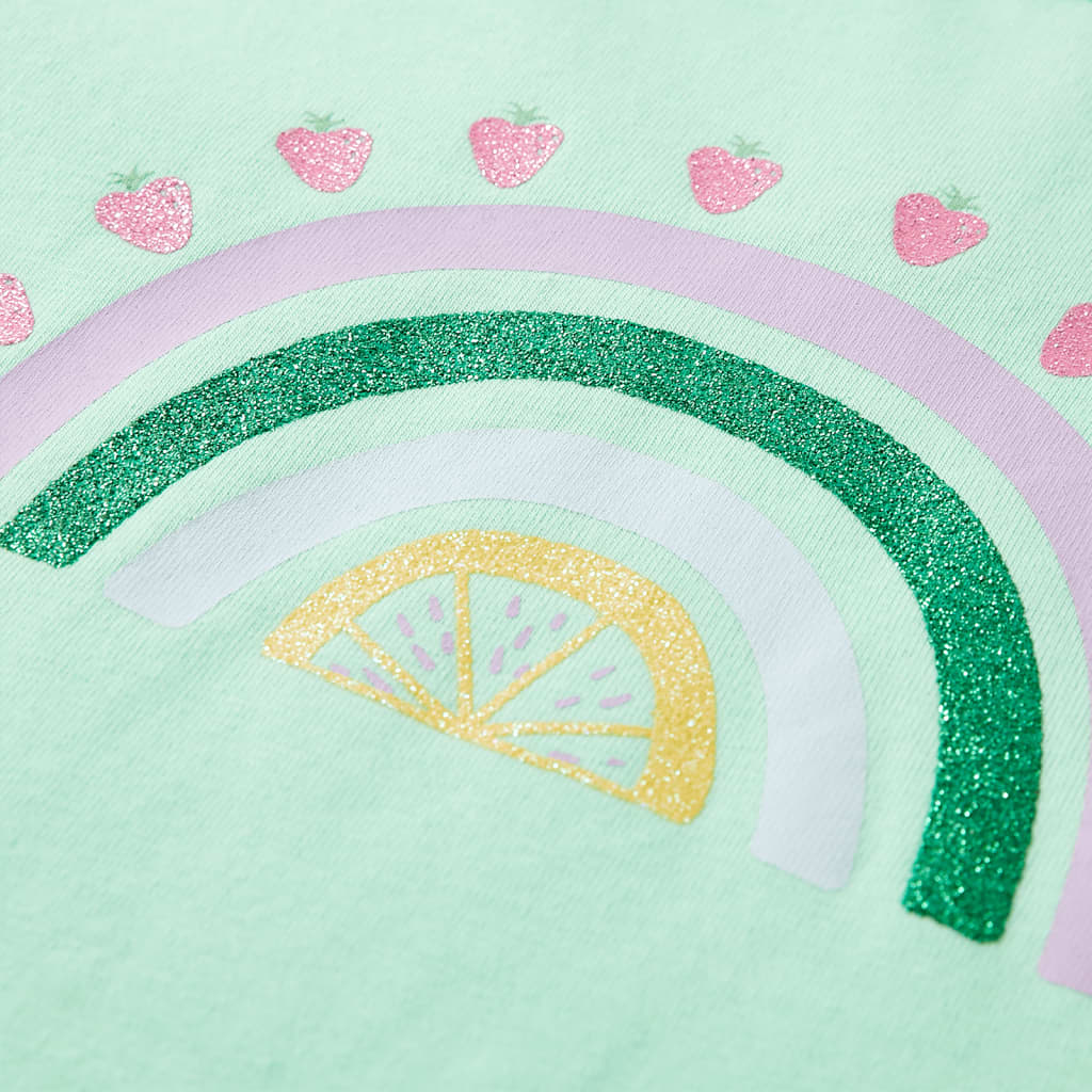 Kindershirt 104 felgroen - Image 4