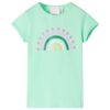 Kindershirt 104 felgroen