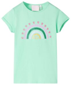 Kindershirt 104 felgroen