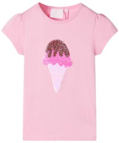 Kindershirt 104 felroze