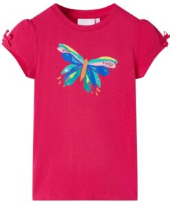 Kindershirt 104 felroze