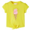 Kindershirt 104 geel