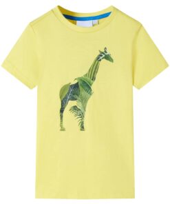 Kindershirt 104 geel