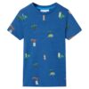 Kindershirt 104 gemêleerd donkerblauw