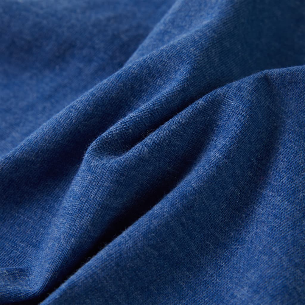 Kindershirt 104 gemêleerd donkerblauw - Image 7