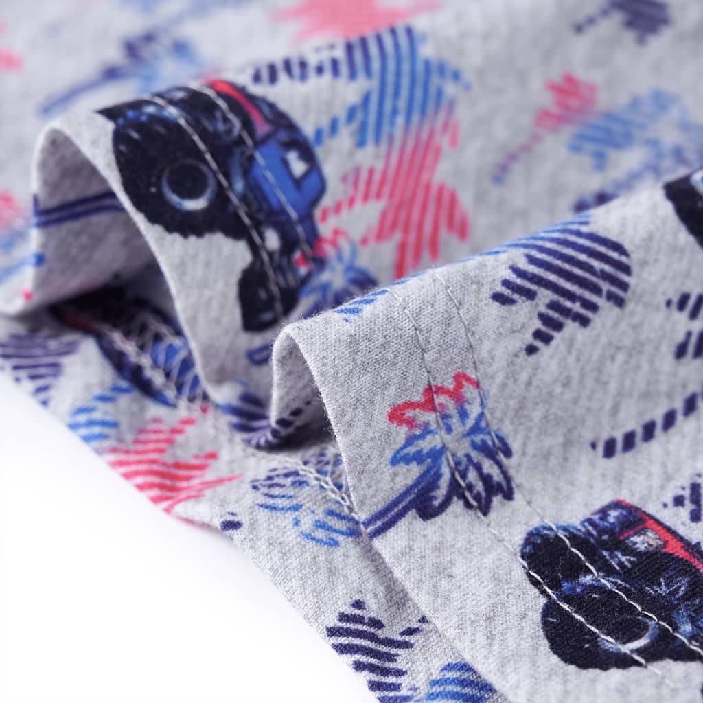 Kindershirt 104 gemêleerd grijs - Image 6