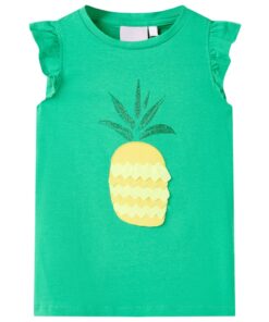 Kindershirt 104 groen