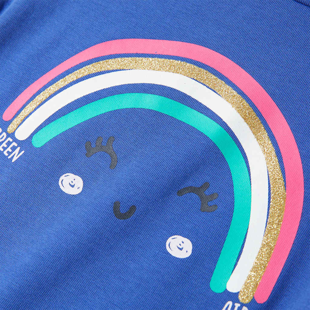 Kindershirt 104 kobaltblauw - Image 4