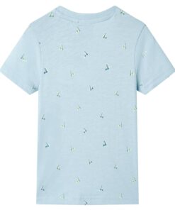 Kindershirt 104 lichtblauw