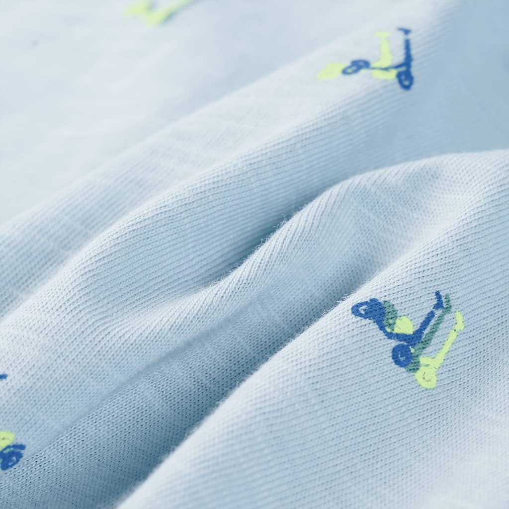 Kindershirt 104 lichtblauw - Image 7