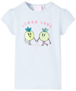 Kindershirt 104 lichtblauw