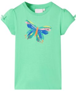 Kindershirt 104 lichtgroen