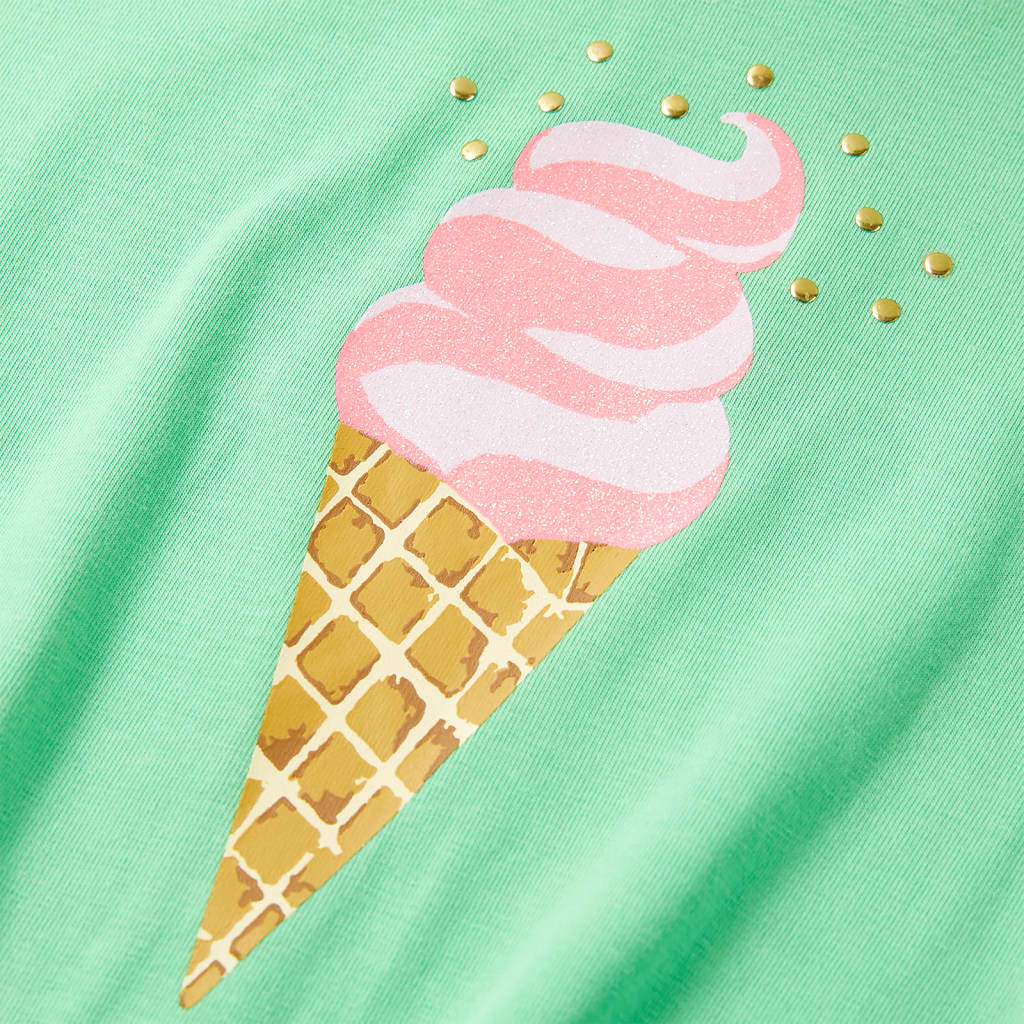 Kindershirt 104 lichtgroen - Image 4