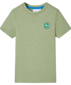 Kindershirt 104 lichtkakikleurig