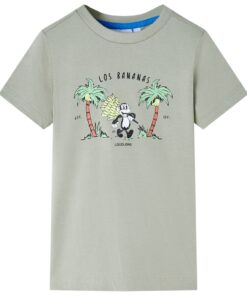Kindershirt 104 lichtkakikleurig