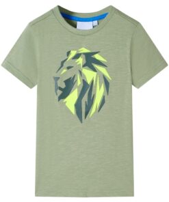 Kindershirt 104 lichtkakikleurig