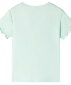 Kindershirt 104 lichtmintkleurig