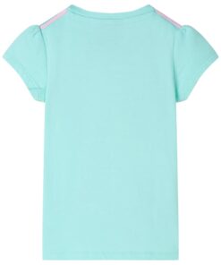Kindershirt 104 lichtmintkleurig