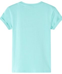 Kindershirt 104 lichtmintkleurig