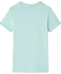 Kindershirt 104 lichtmintkleurig