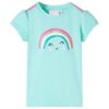Kindershirt 104 lichtmintkleurig