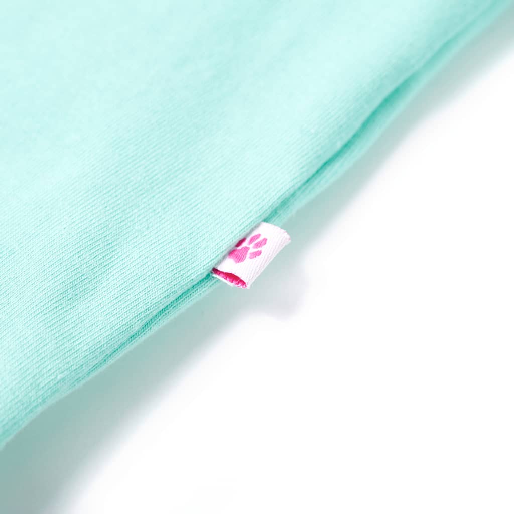 Kindershirt 104 lichtmintkleurig - Image 5