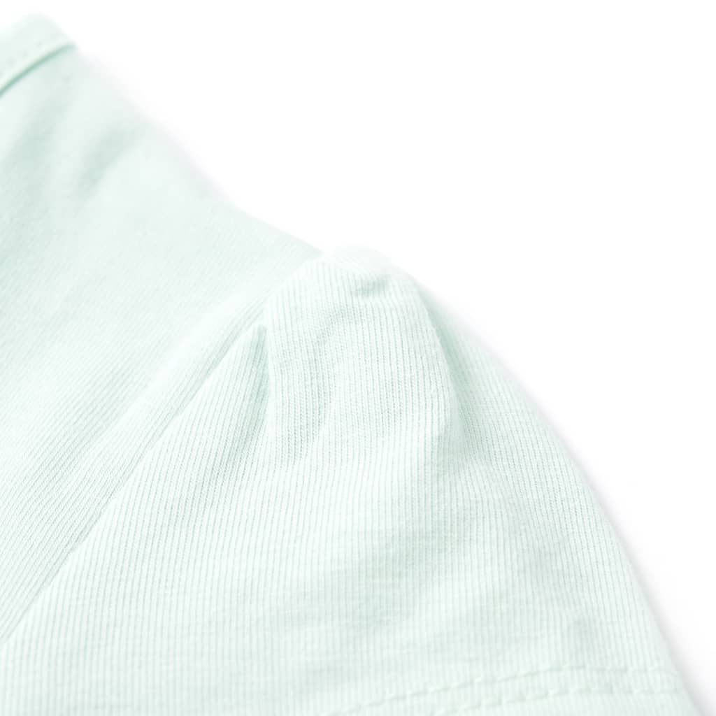 Kindershirt 104 lichtmintkleurig - Image 5