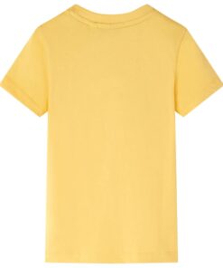 Kindershirt 104 lichtokerkleurig