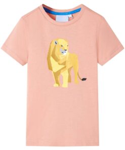 Kindershirt 104 lichtoranje