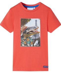 Kindershirt 104 lichtrood