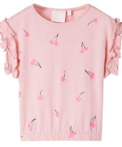 Kindershirt 104 lichtroze