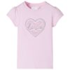 Kindershirt 104 lichtroze
